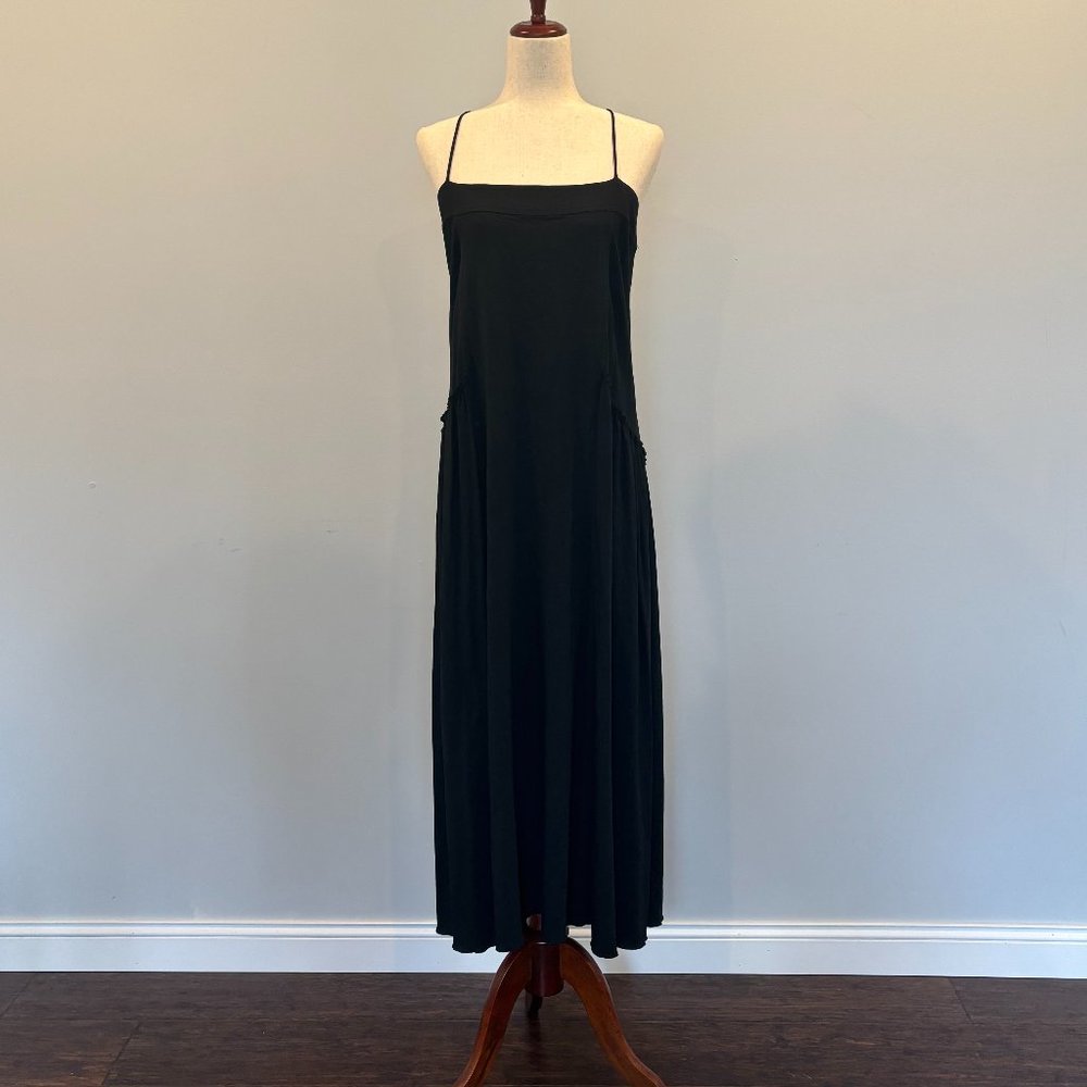 Helmut Lang Strappy Wool Blend Dress